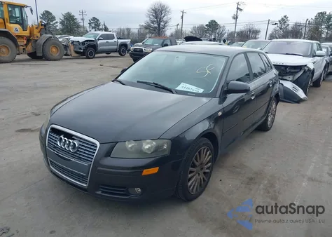 2007 Audi A3 2.0T z USA, uszkodzony, nr VIN WAUNF78P27A024686